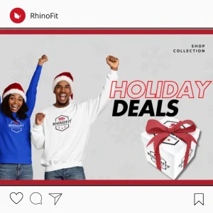 Image of Holiday Deals Fitness Social Media Templates