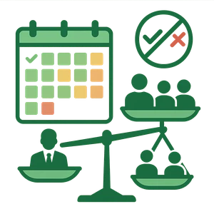 Prevent double-booking & optimize class schedules.