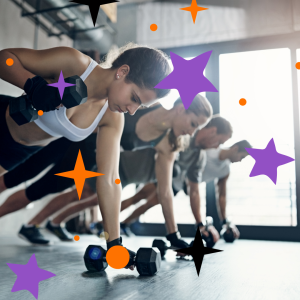 Image of gym halloween fitness challenge