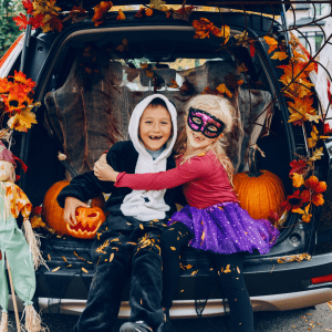 Image of trunk or treat gym halloween idea
