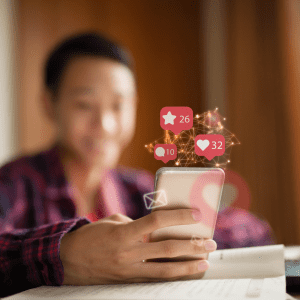 Image of staying engaged on social media for social media for gyms