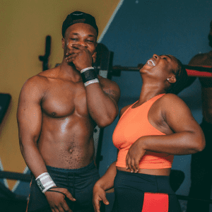 Image of a welcoming gym themed workout class helping the gym grow