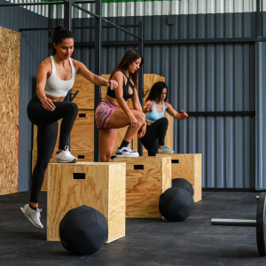 Image of a crossfit gym marketing class