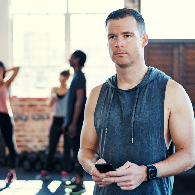 Image of a member coming in for a gym appointment