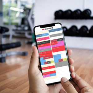 Image of a gym class calendar improving member experience