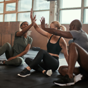 Image of an app for gym members increasing involvement
