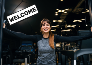 Image of a welcome email for gym email marketing