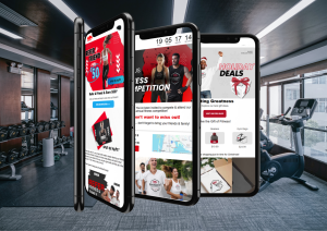 Image of gym email marketing